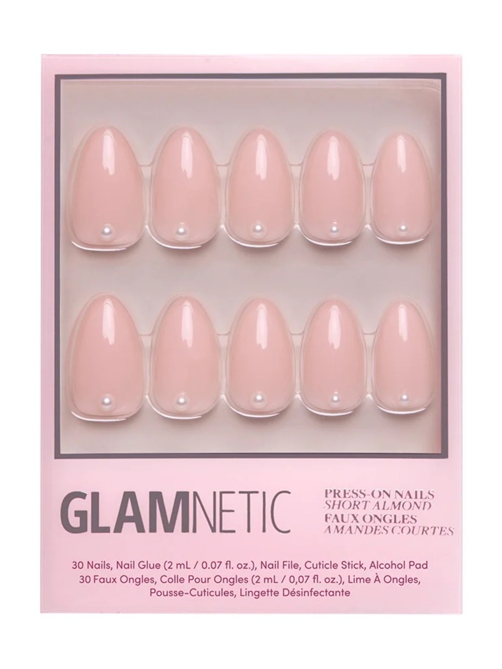 NIB GLAMNETIC
Press-On Nail Kit